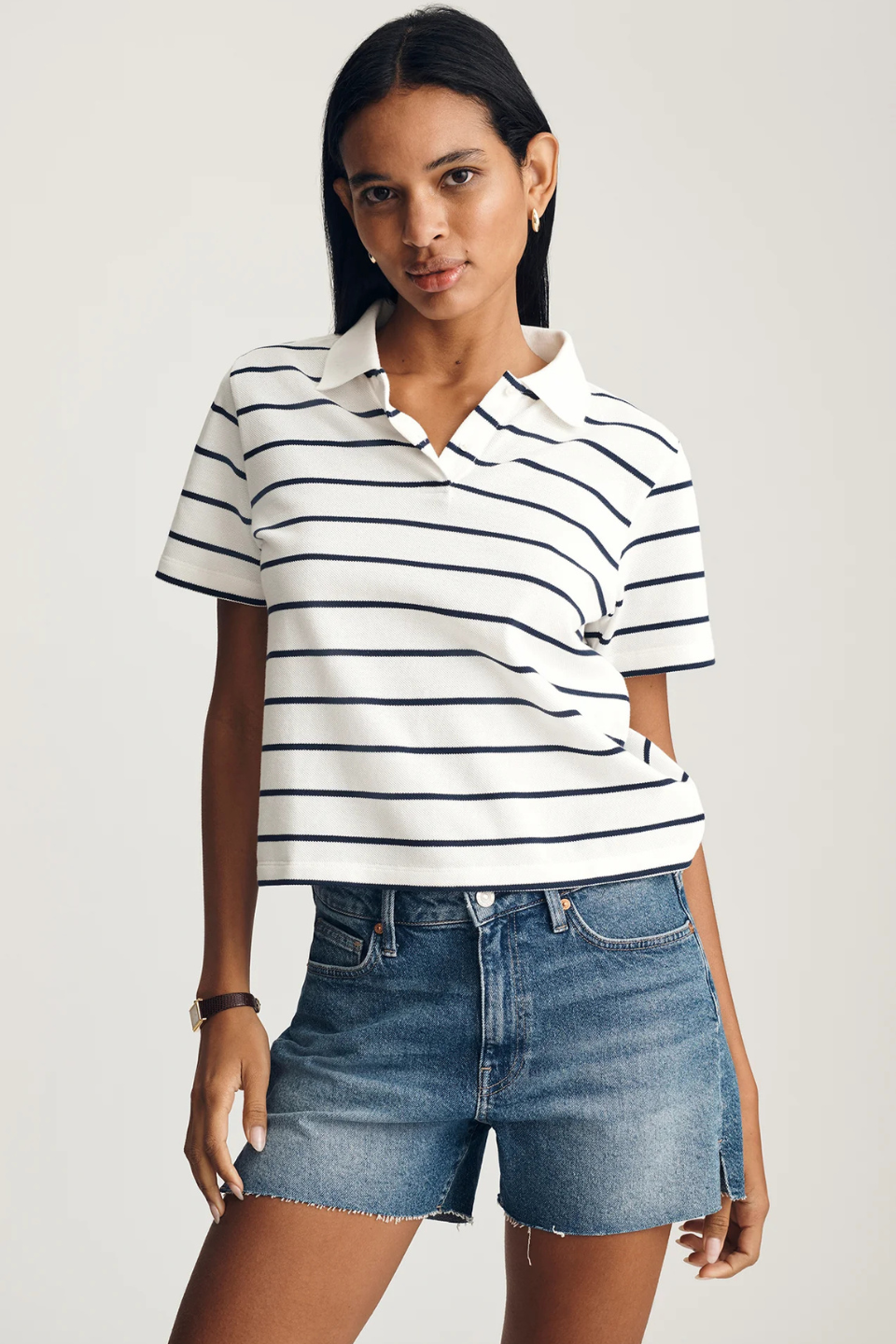 Mavi Cropped Polo T-Shirt MAVI