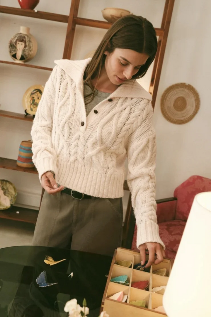 Z Supply Hartwell Cable Knit Sweater