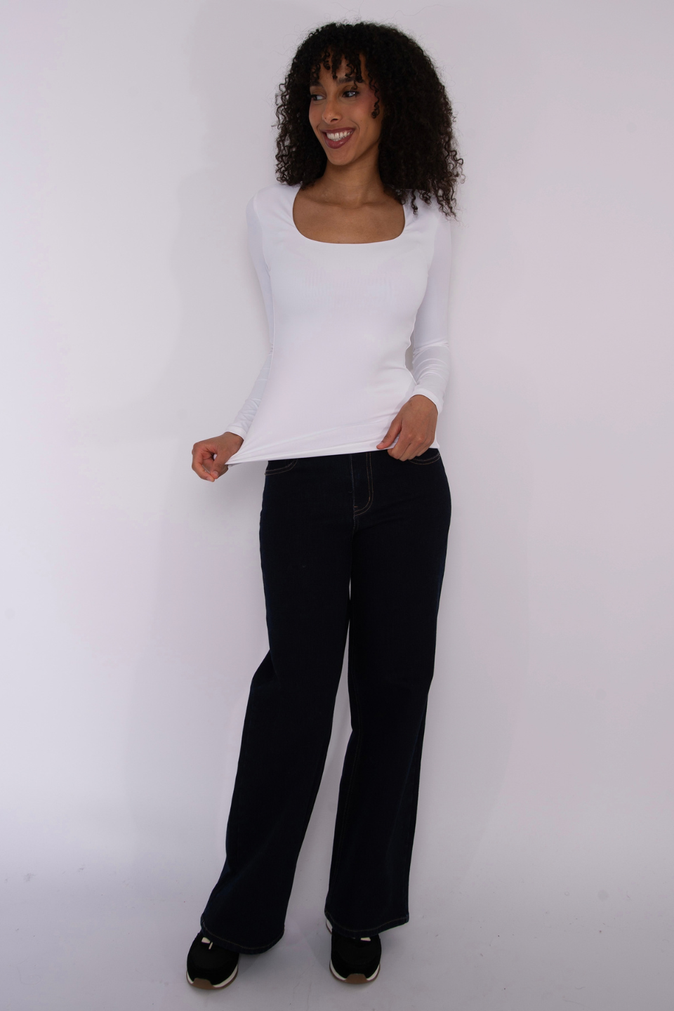 Second Skin by RD Style Mariana 23 Long Sleeve Scoop Neck Top