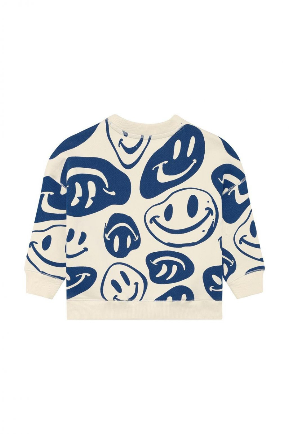 Smiley Print Sweater - Hot Peppers Clothing