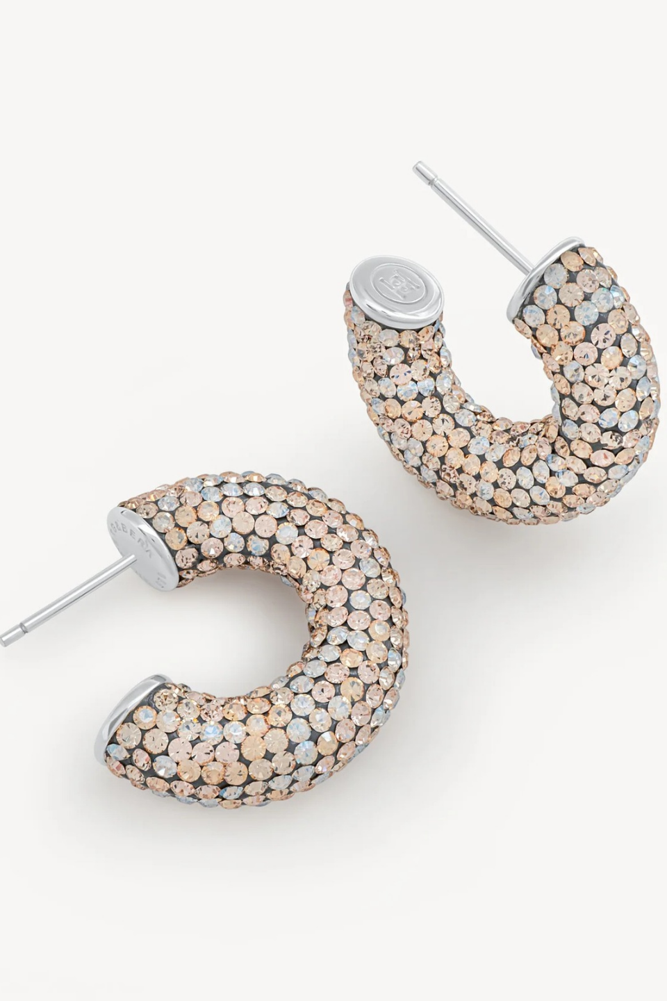 Hillberg &amp; Berk Dancing Queen Sparkle Chunky Hoops