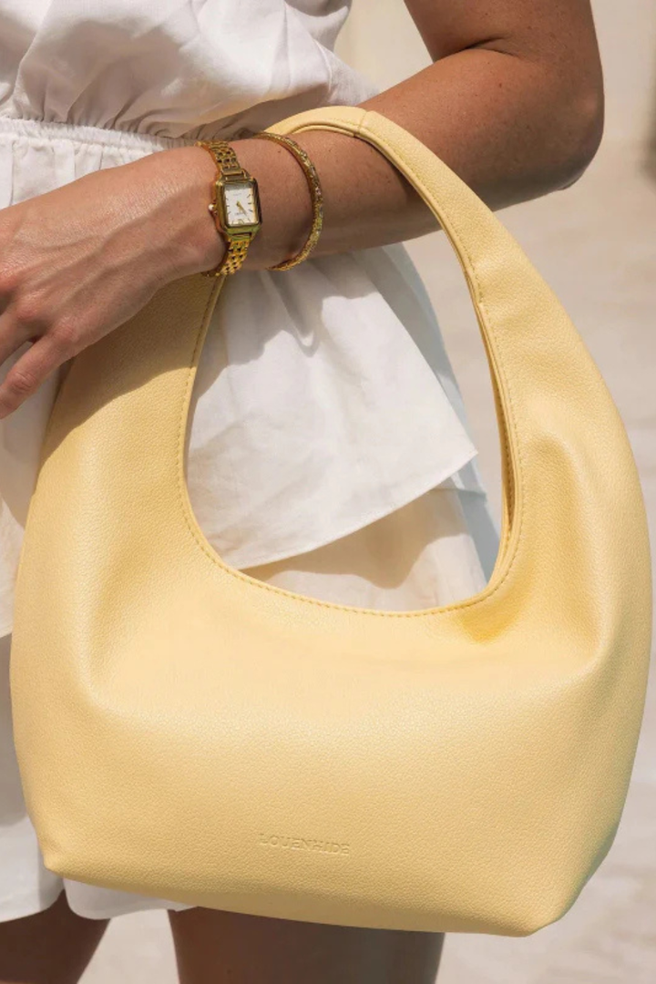 LOUENHIDE Mini Monaco Shoulder Bag in Butter Yellow - Hot Peppers Clothing
