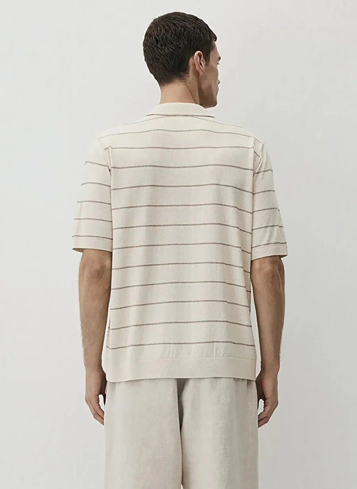 Short Sleeve Polo Sweater