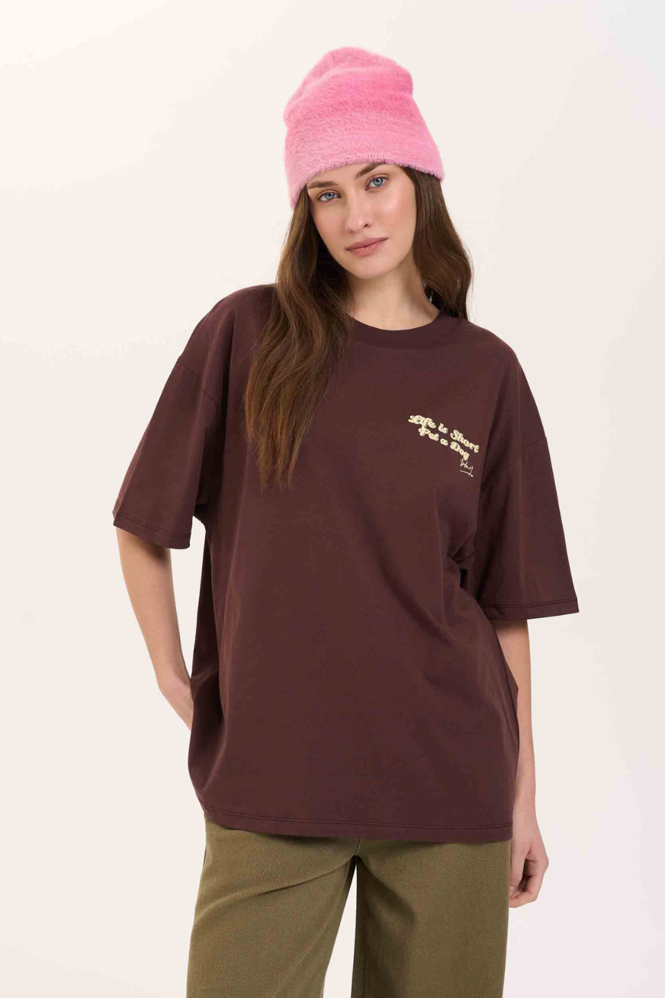 24COLOURS Ellis Dog Graphic Tee