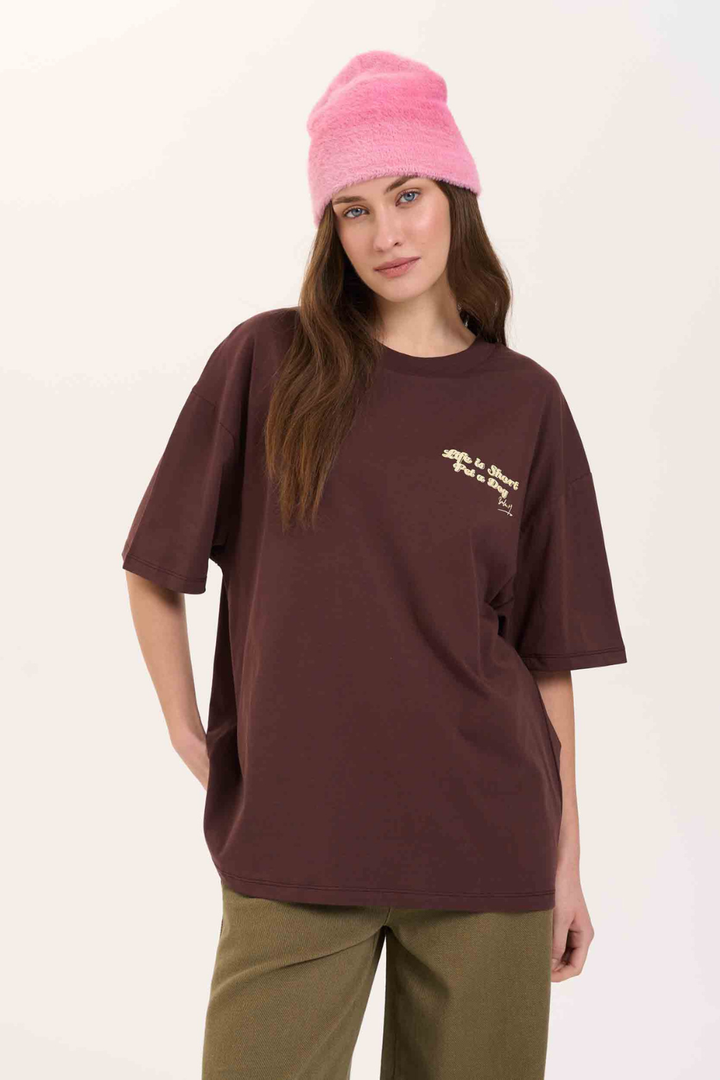 24COLOURS Ellis Dog Graphic Tee