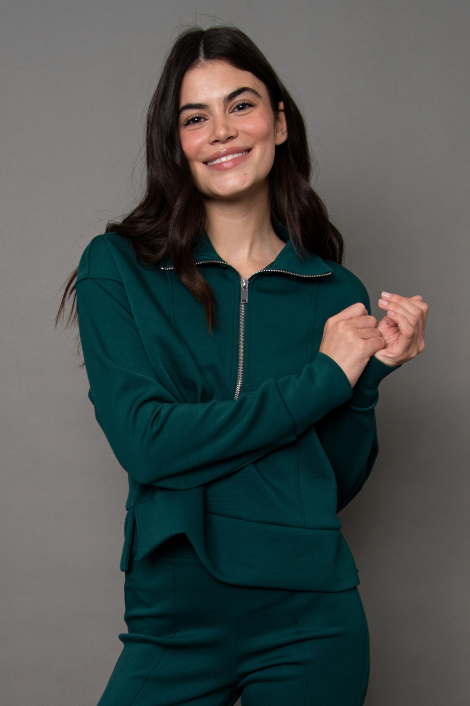 RD Style Mayura Signature Soft Knit Half Zip Pullover