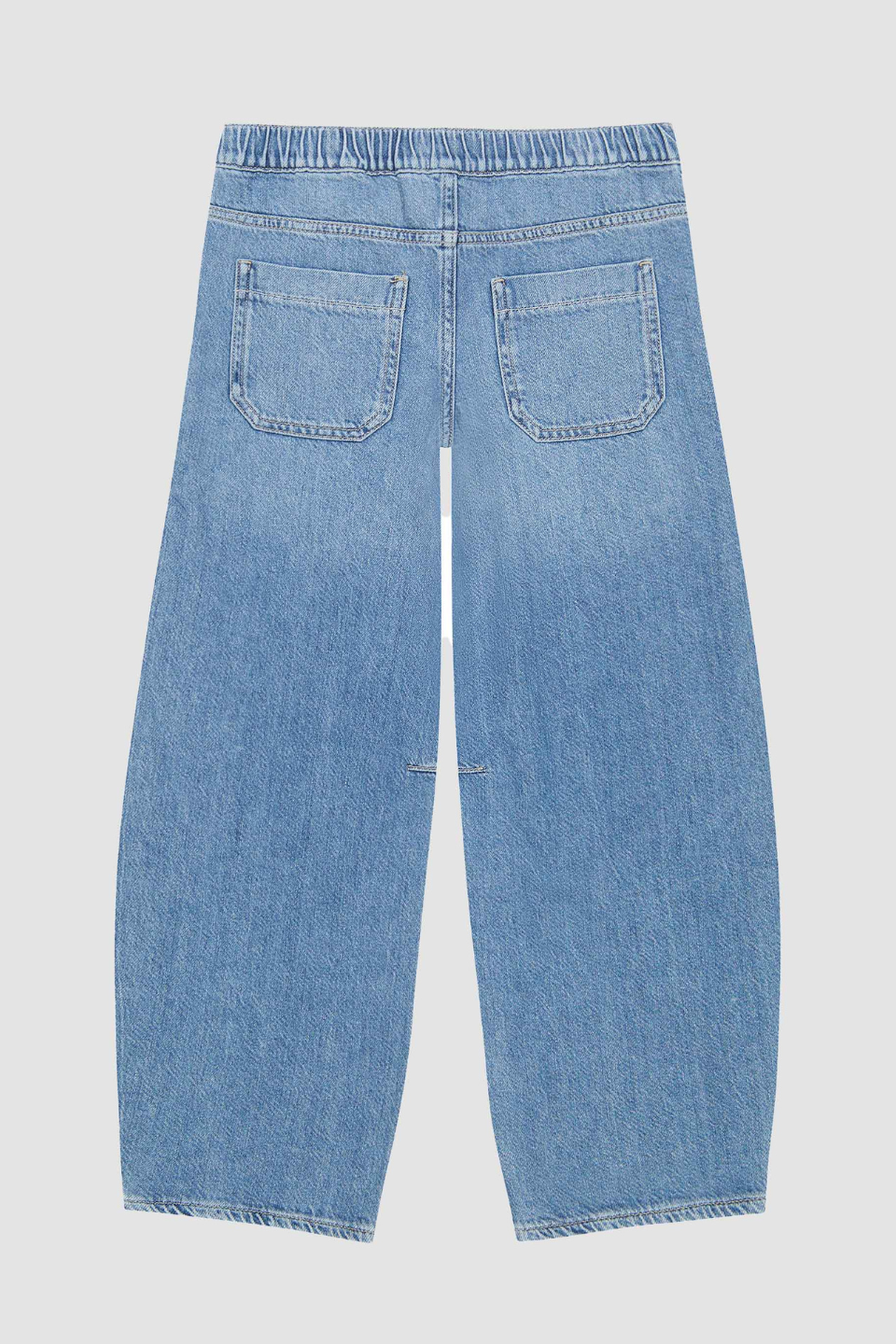 Lilia Barrel Pull-On Jeans