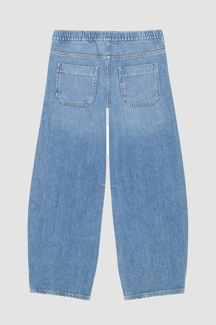 Lilia Barrel Pull-On Jeans