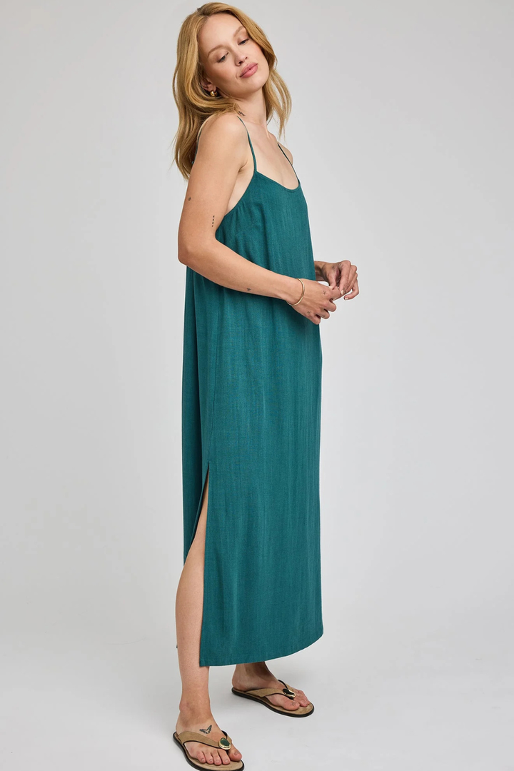 Twyla Linen Dress - Hot Peppers Clothing
