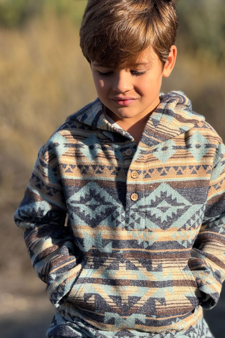 Me &amp; Henry Rancho blue aztec jacket