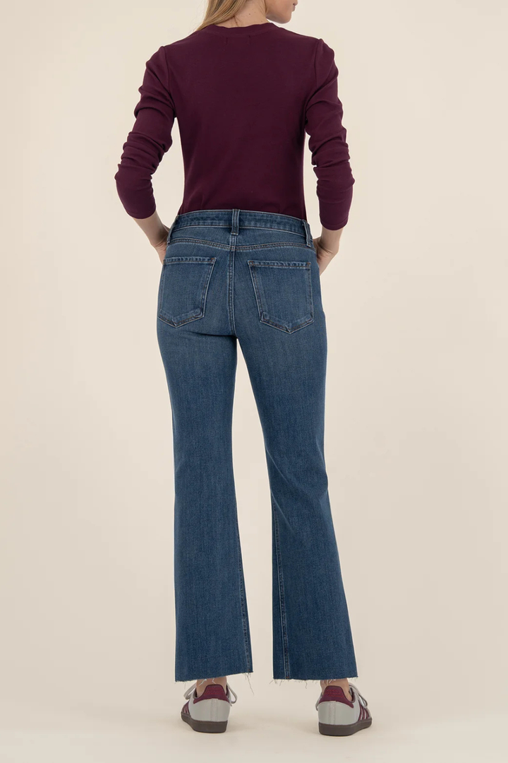 Kut From The Kloth Kelsey High Rise Ankle Flare - Hot Peppers Clothing