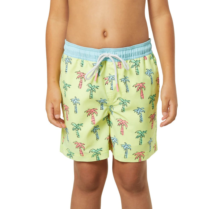 Little Trees Yellow Boys Party Short
