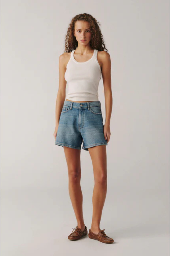 VVI - relaxed jean short - Hot Peppers Clothing