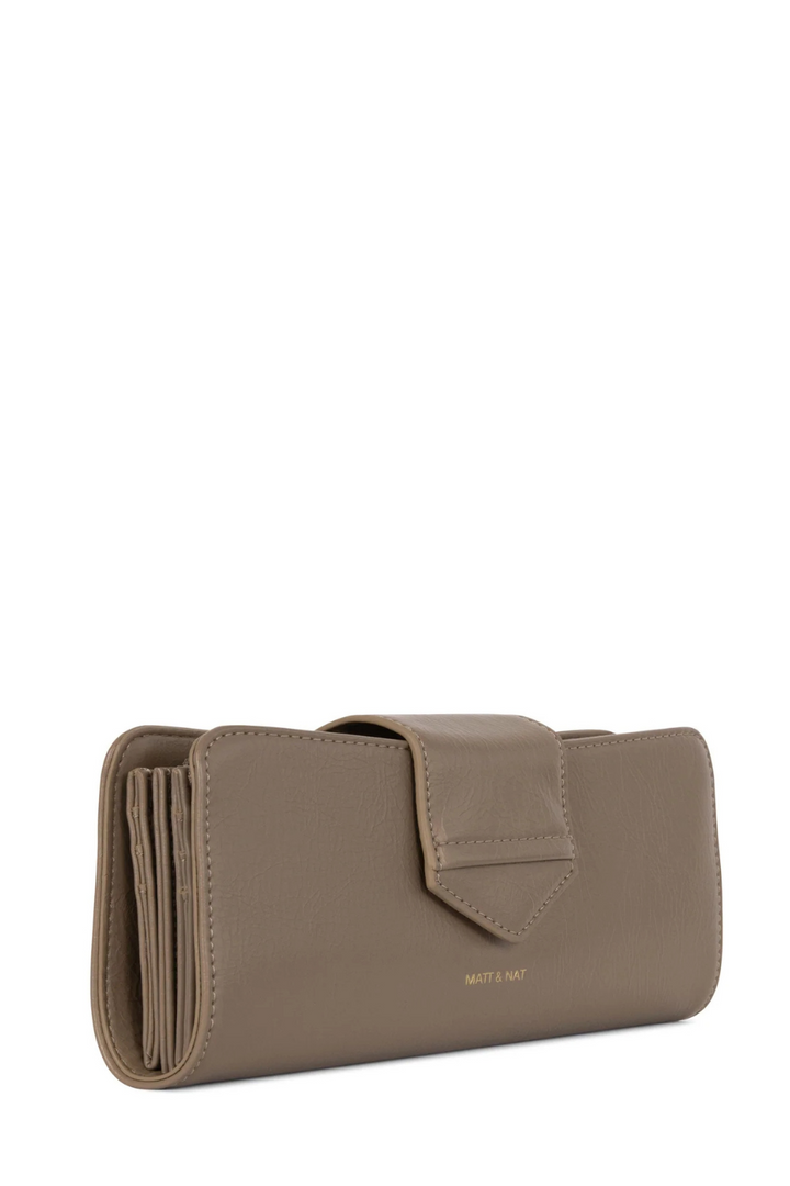 THEA Vegan Wallet in Sepia