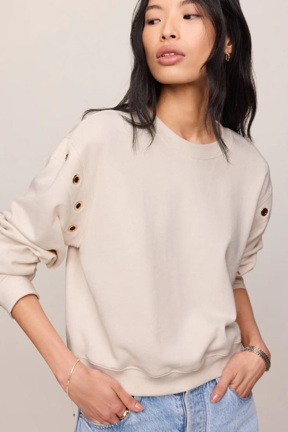 Z Supply Axel Grommet Sweatshirt