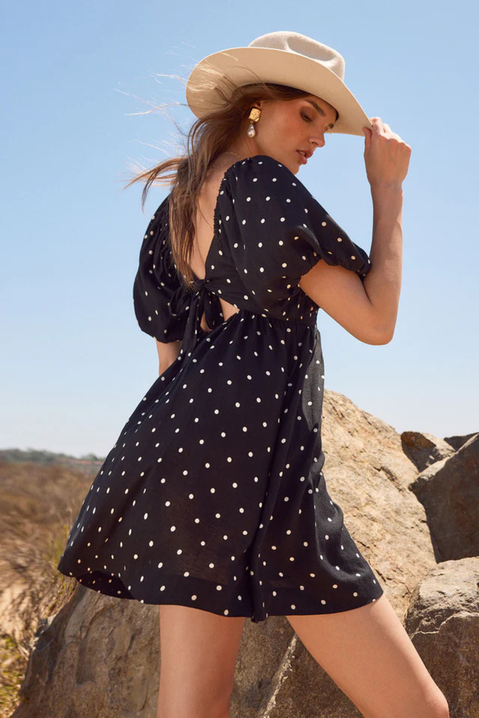 SALTWATER LUXE Elio Mini Dress - Hot Peppers Clothing