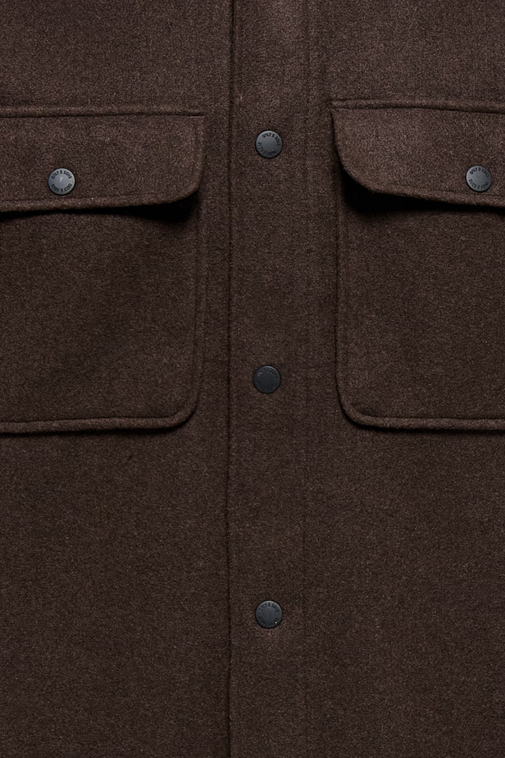 ONLY &amp; SONS Ash Wool Shirt