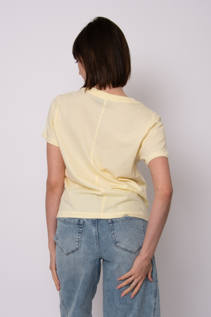 Rd Style Mila V-neck T-Shirt in Double Cream Rd Style