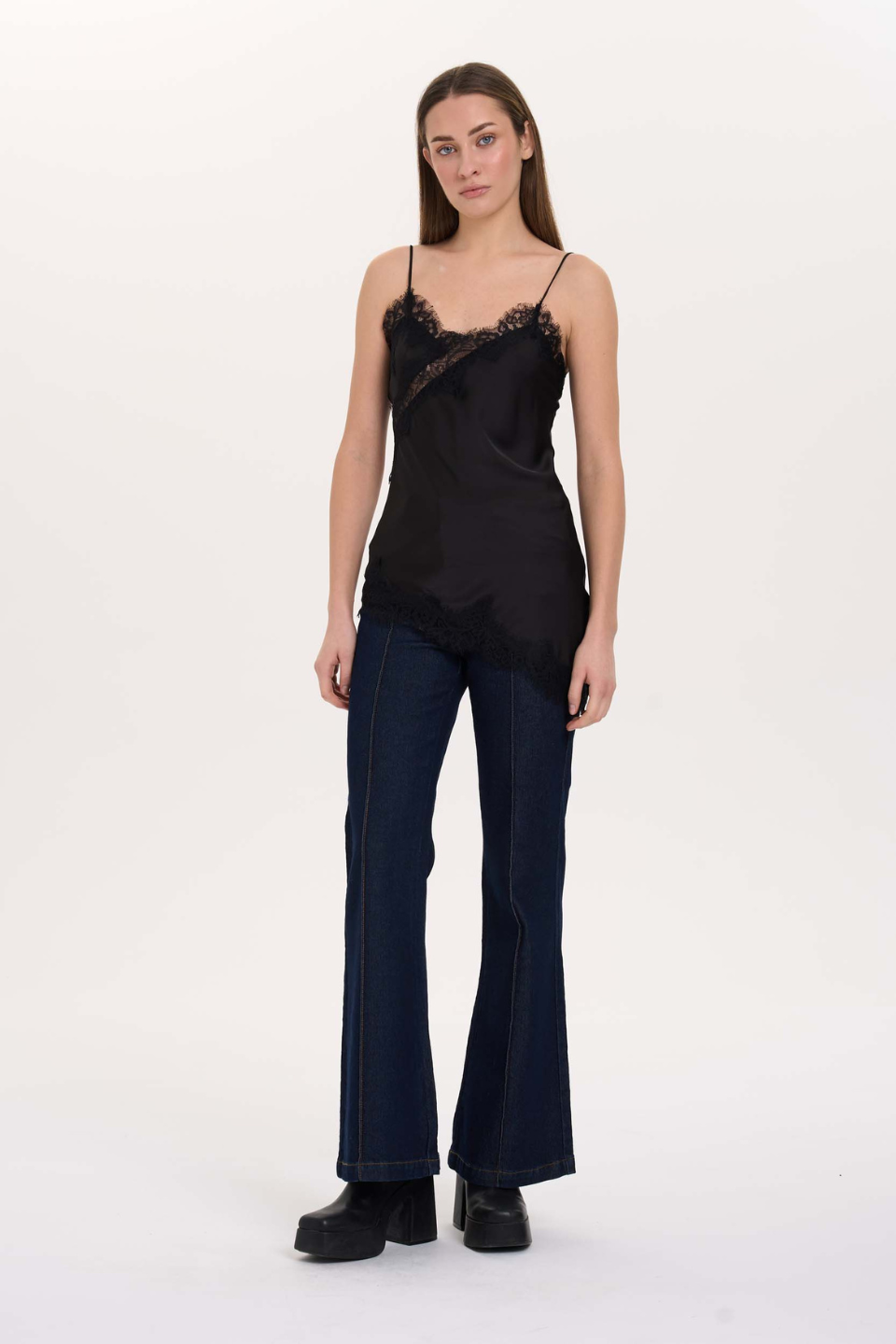 24COLOURS Alden Lace-Trim Cami