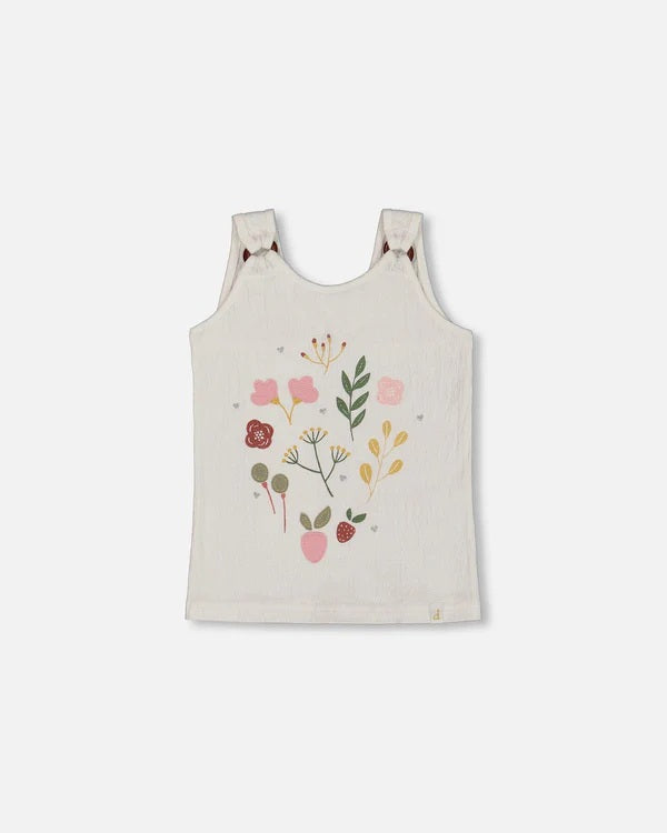 Crinkle Jersey Tank Top