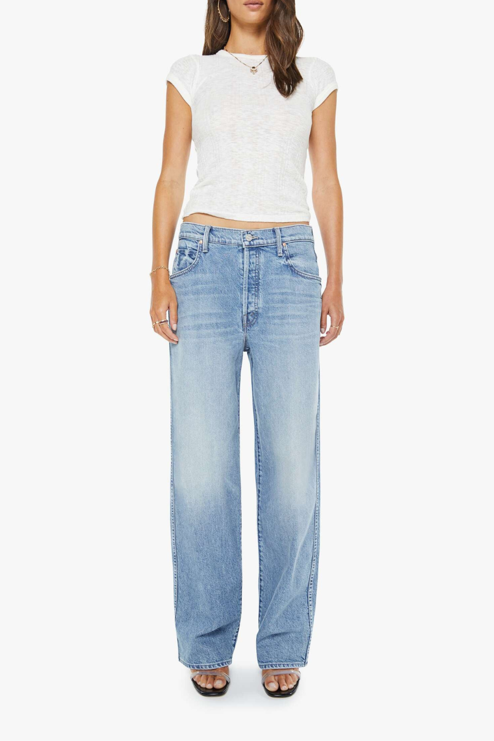 MOTHER The Delinquent Button Nerdy - Hot Peppers Clothing
