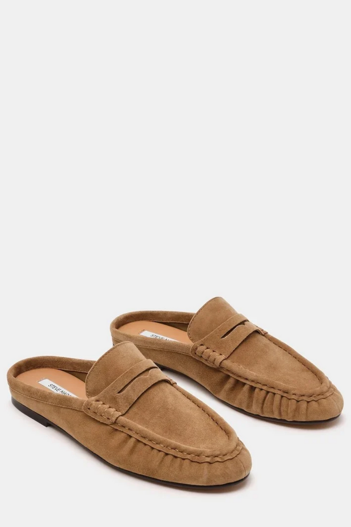 Steve Madden Rafe Taupe Suede Flats
