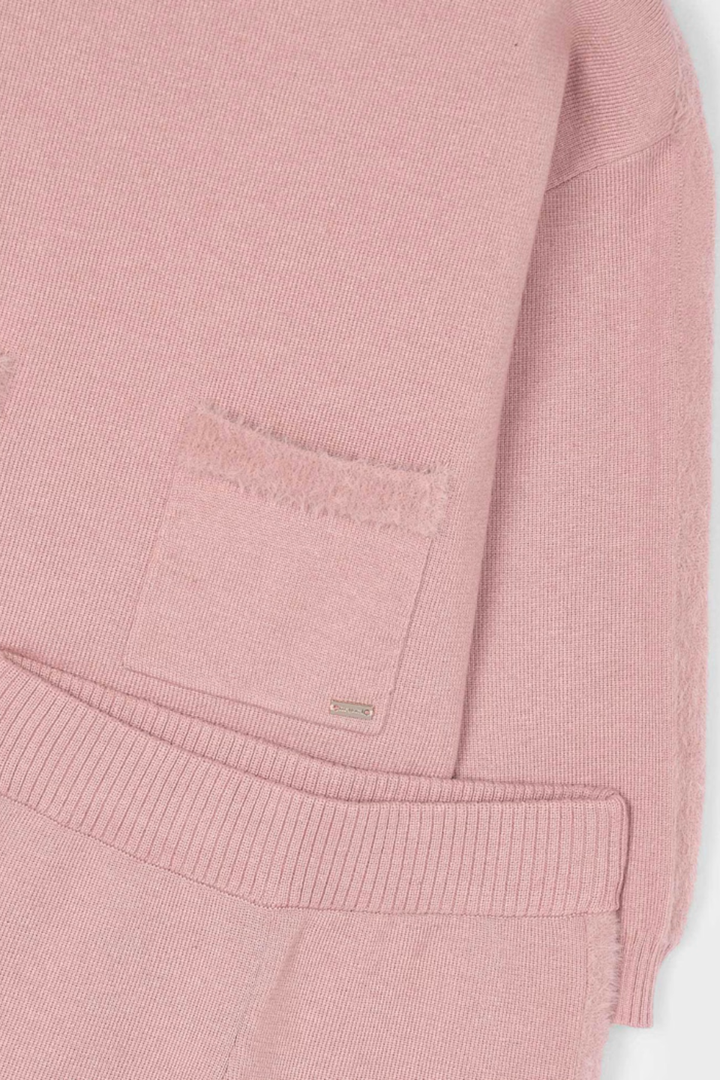 Knit Pants and Hoodie Set