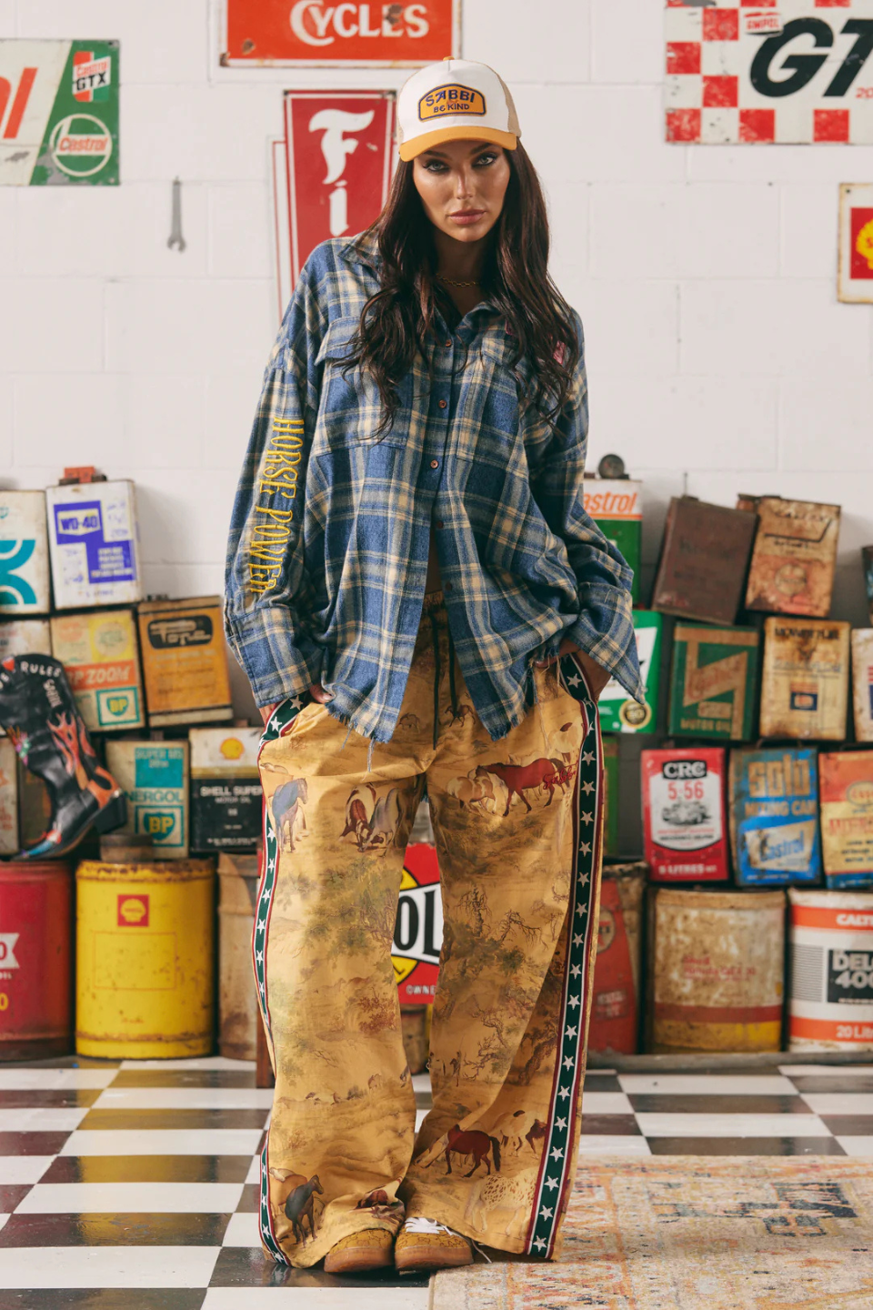 SABBI THE HORSE POWER FLANNEL SHIRT