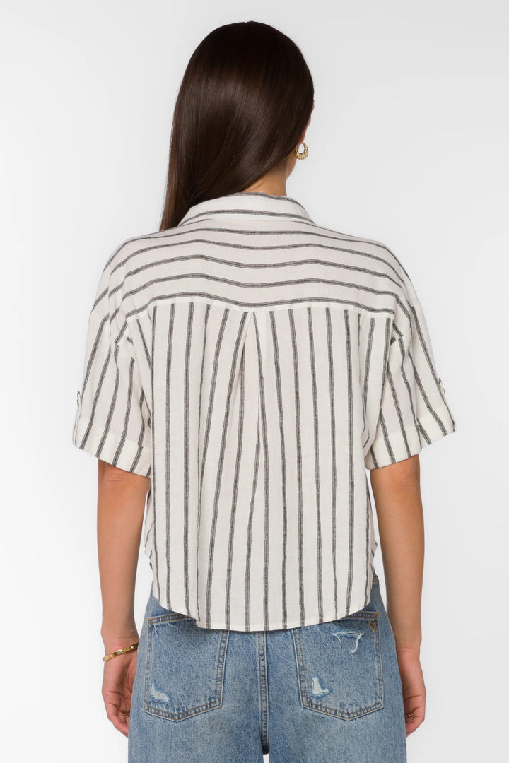 Brandon Black Stripe Shirt