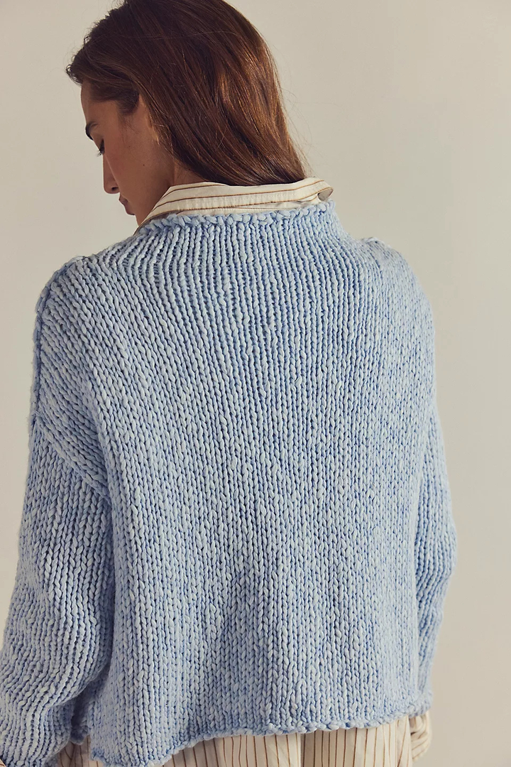 Free People Opal Rollneck Knit Sweater - Hot Peppers Clothing