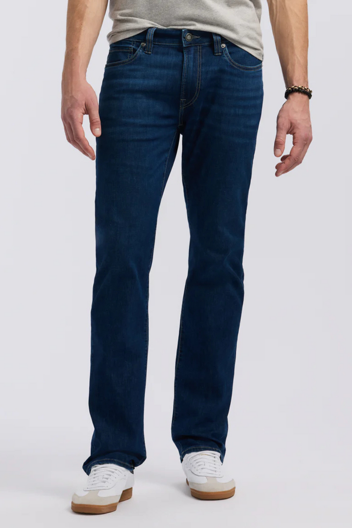 Straight Six Jeans in Authentic Worked Indigo