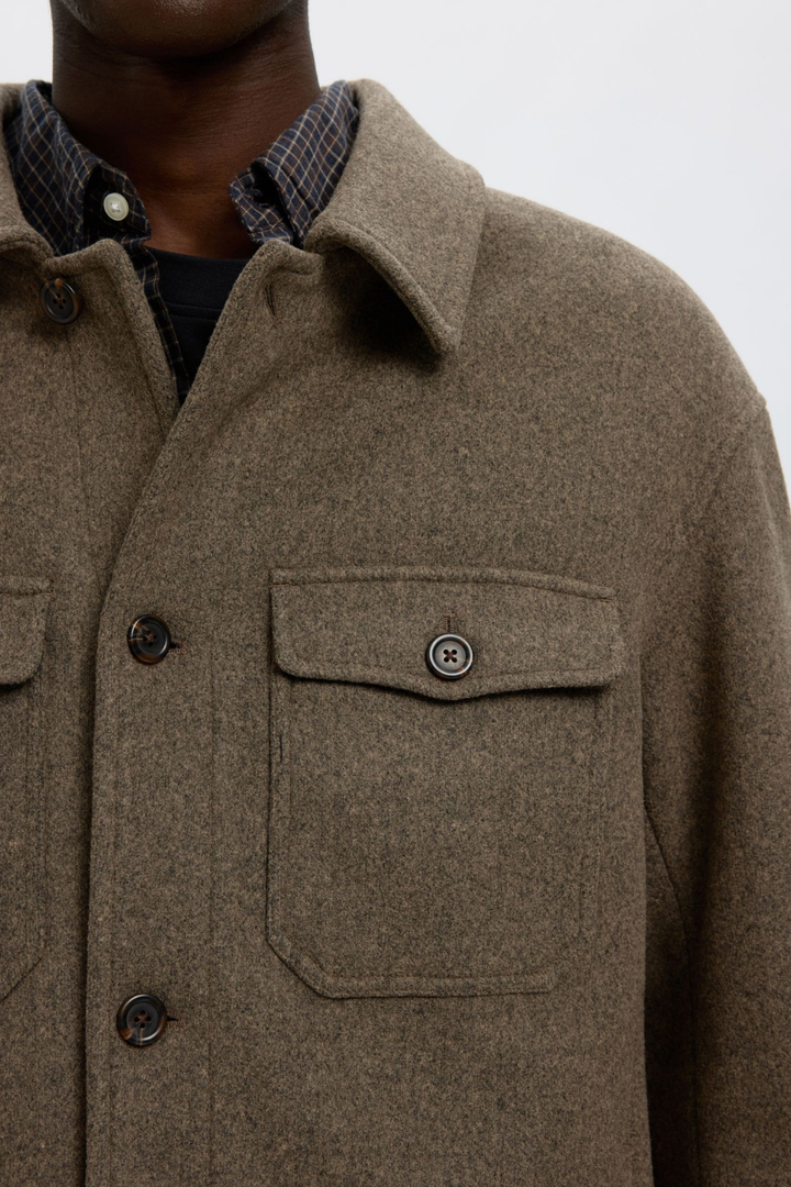 Selected Homme Wool Blend Shacket