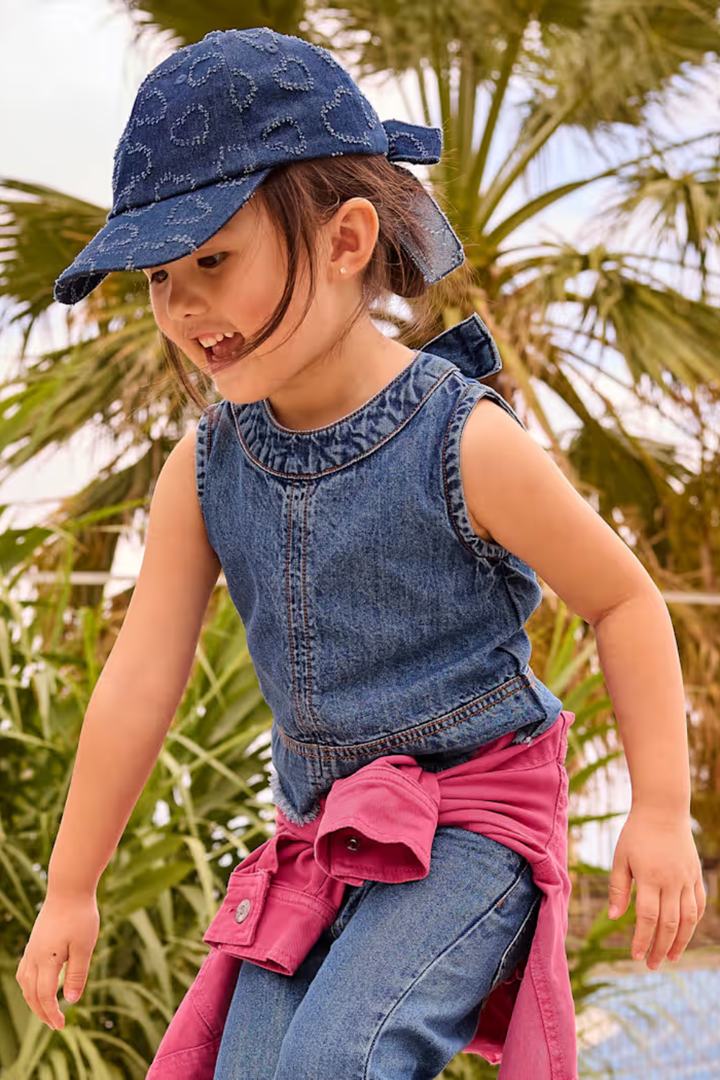 Denim Top - Hot Peppers Clothing