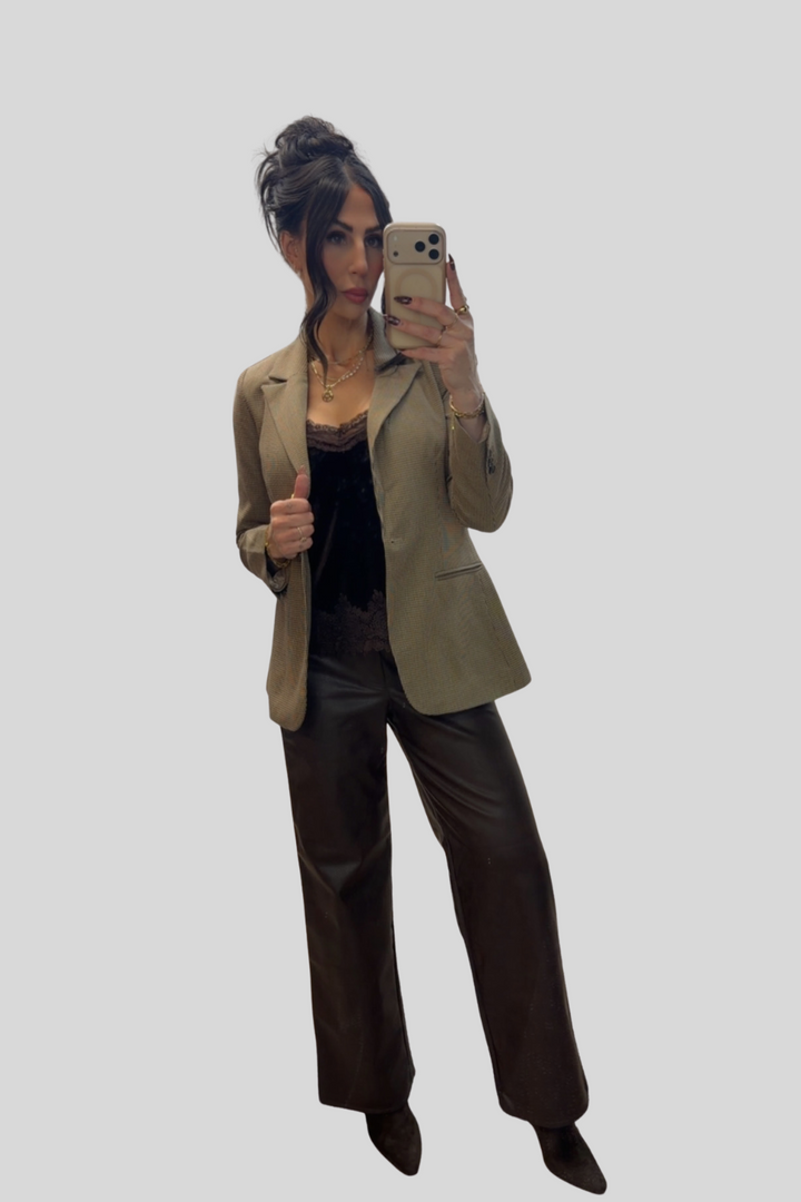 Vero Moda Kanva Houndstooth Blazer