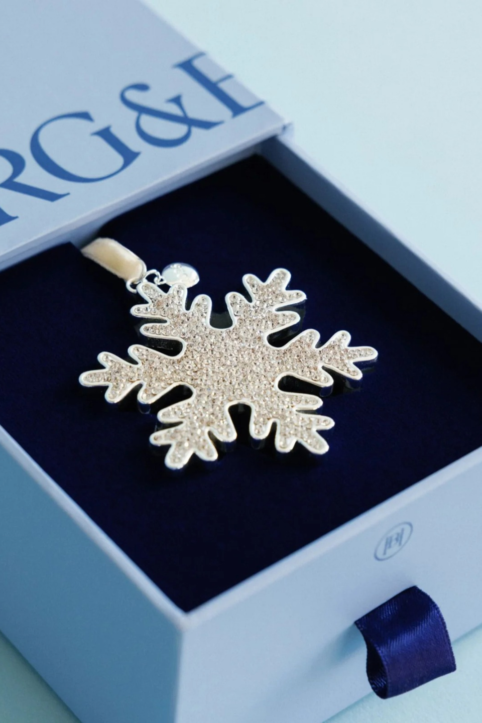 Hillberg &amp; Berk Reversible Snowflake Ornament