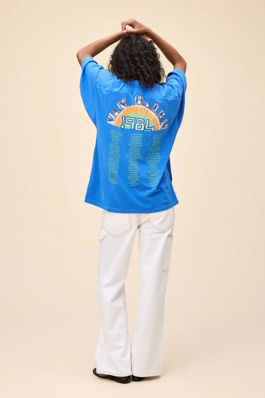 Van Halen 1984 Oversized Jersey Tee