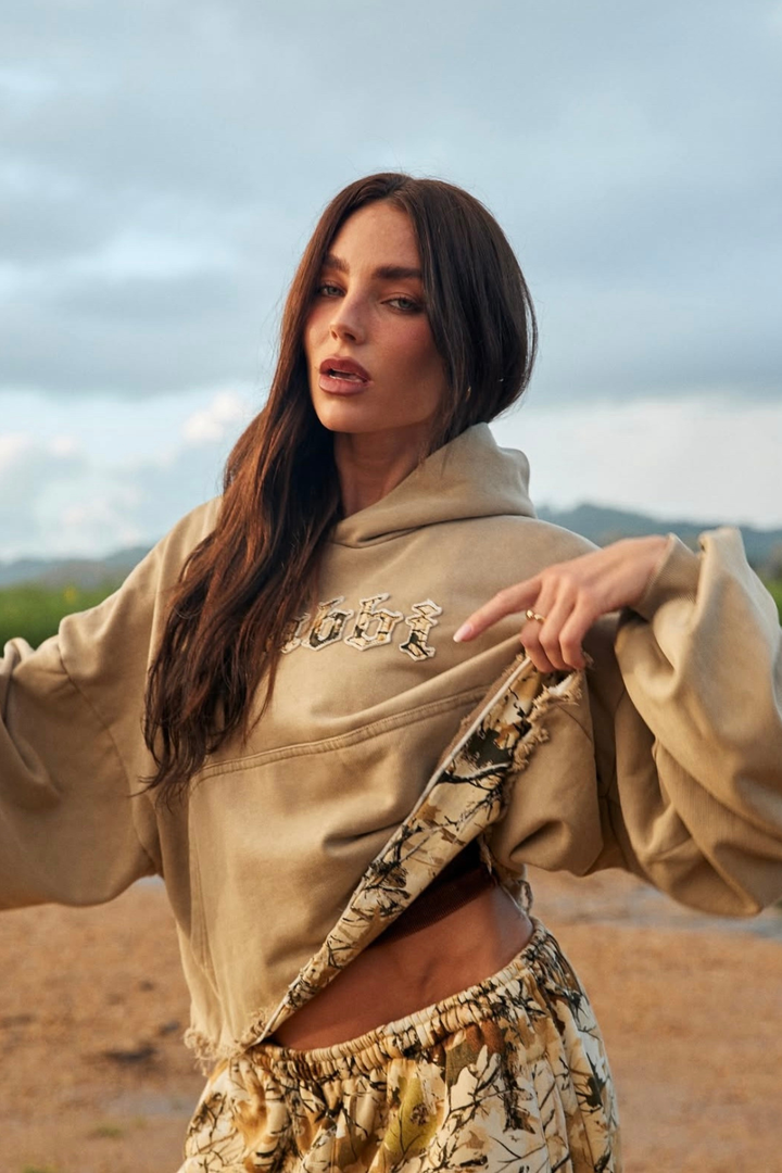 SABBI THE TREES COMPANY CROP HOODIE