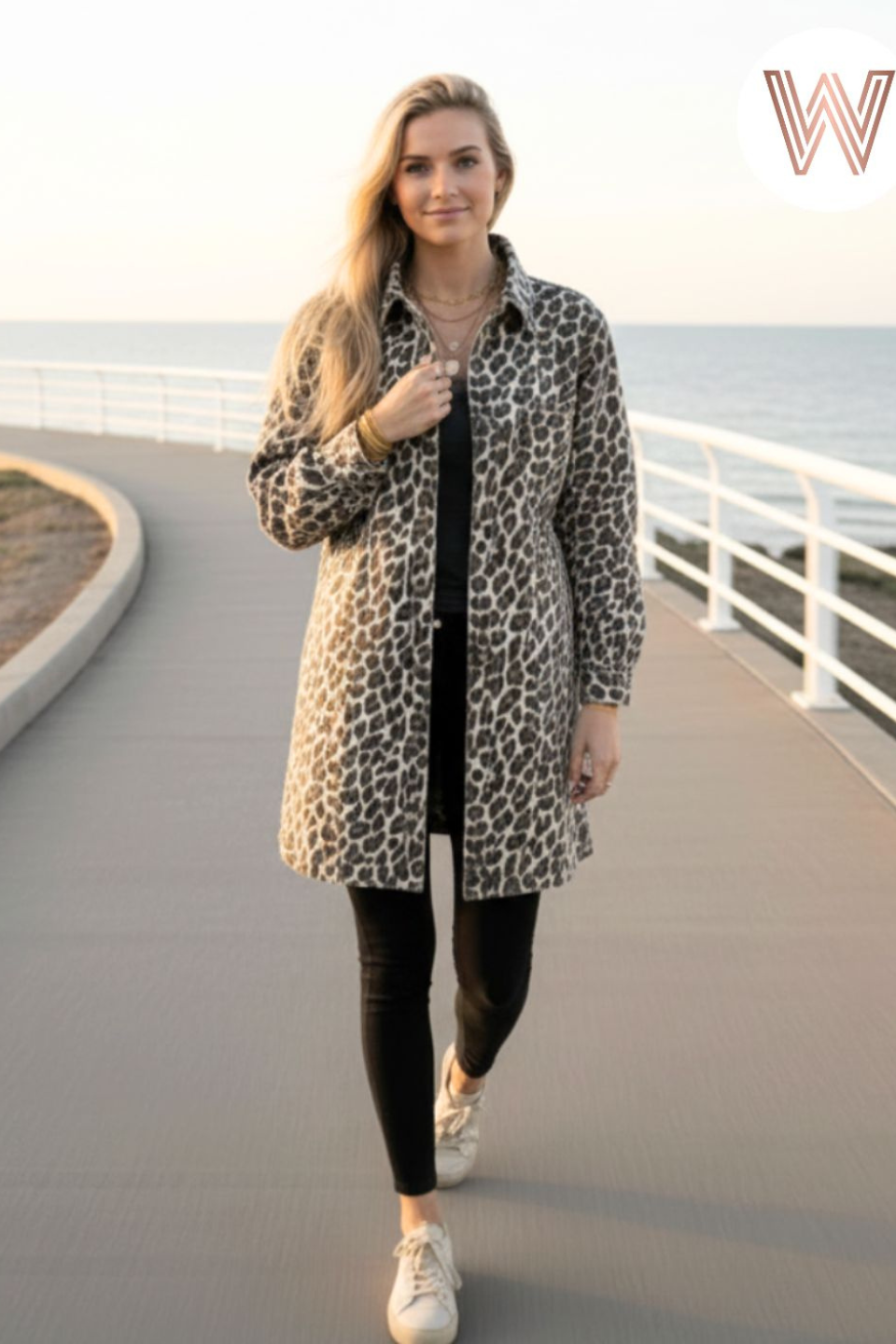 Ash Denim Jacket in Cheetah