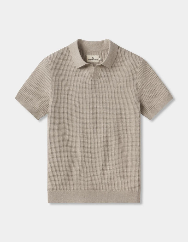 Waffle Stitch Polo