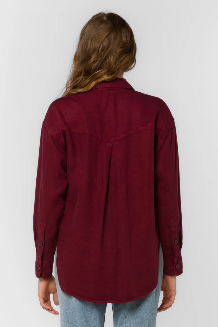Braxton Bordeaux Shirt