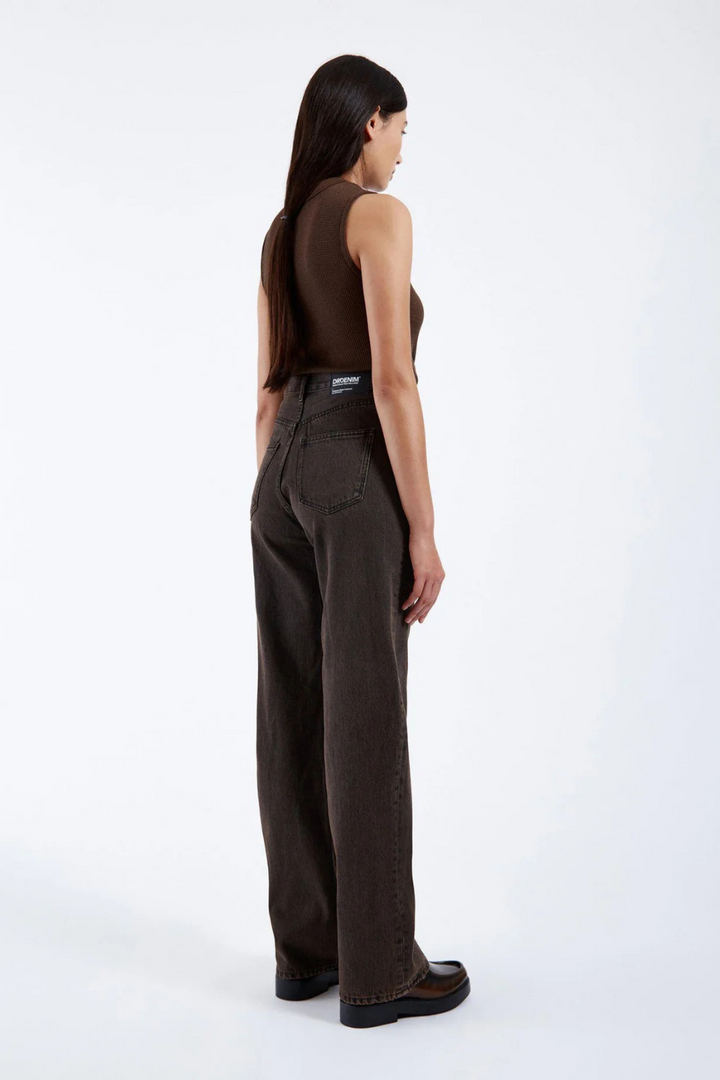Echo - Tar Jet Brown Jeans