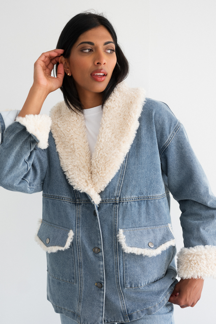 Sherpa Denim Jacket