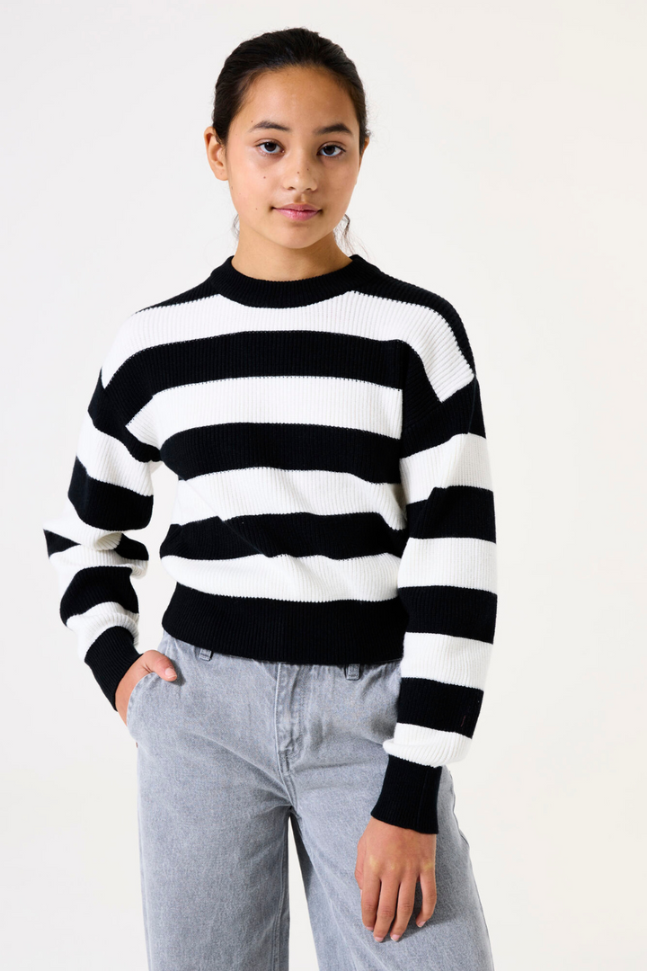 Black Striped sweater