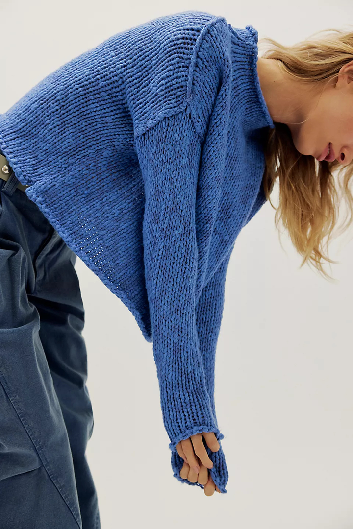 Free People Opal Rollneck Knit Sweater FREE PEOPLE