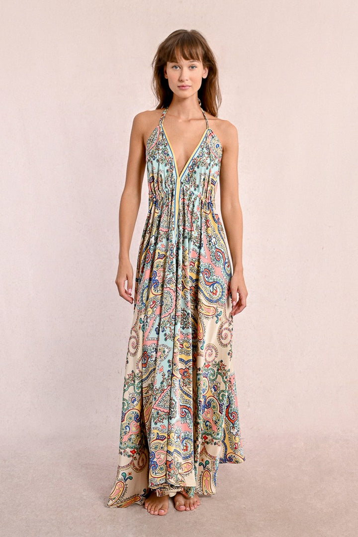 Long Satin Dress