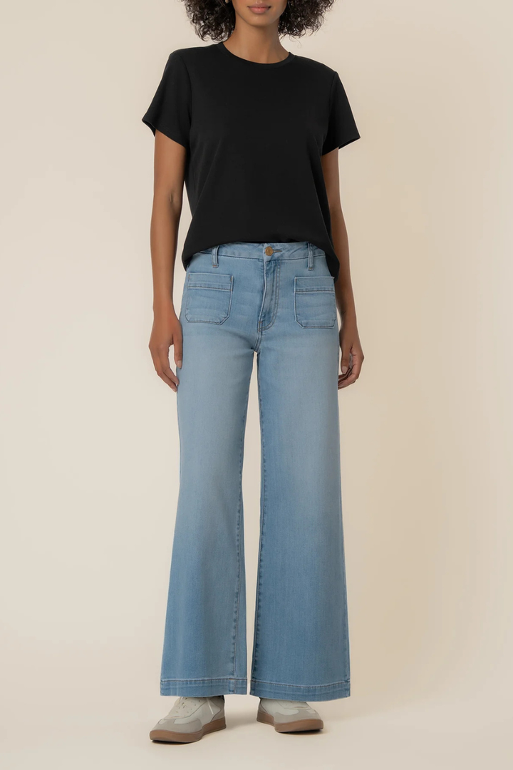 Kut From The Kloth Meg High Rise Wide Leg - Hot Peppers Clothing