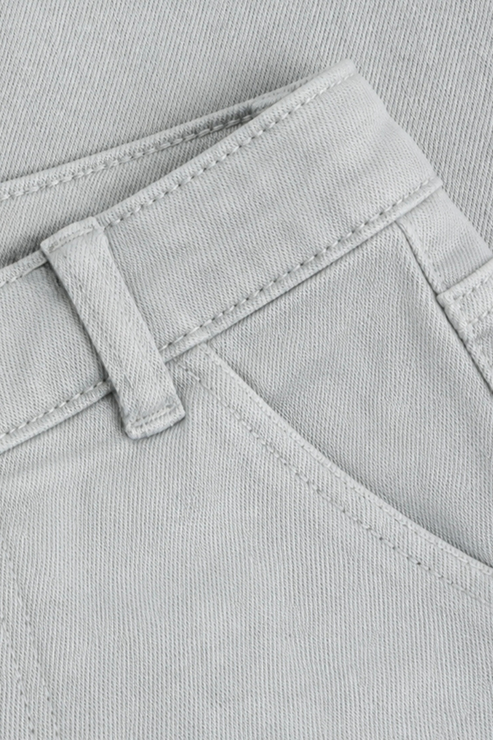 Daily Seven Straight Fit Trousers  - Stone Grey