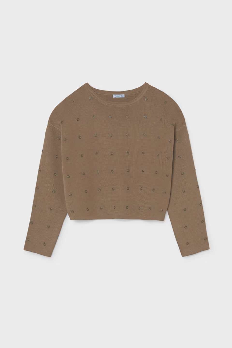 Mayoral Girl Studded Sweater