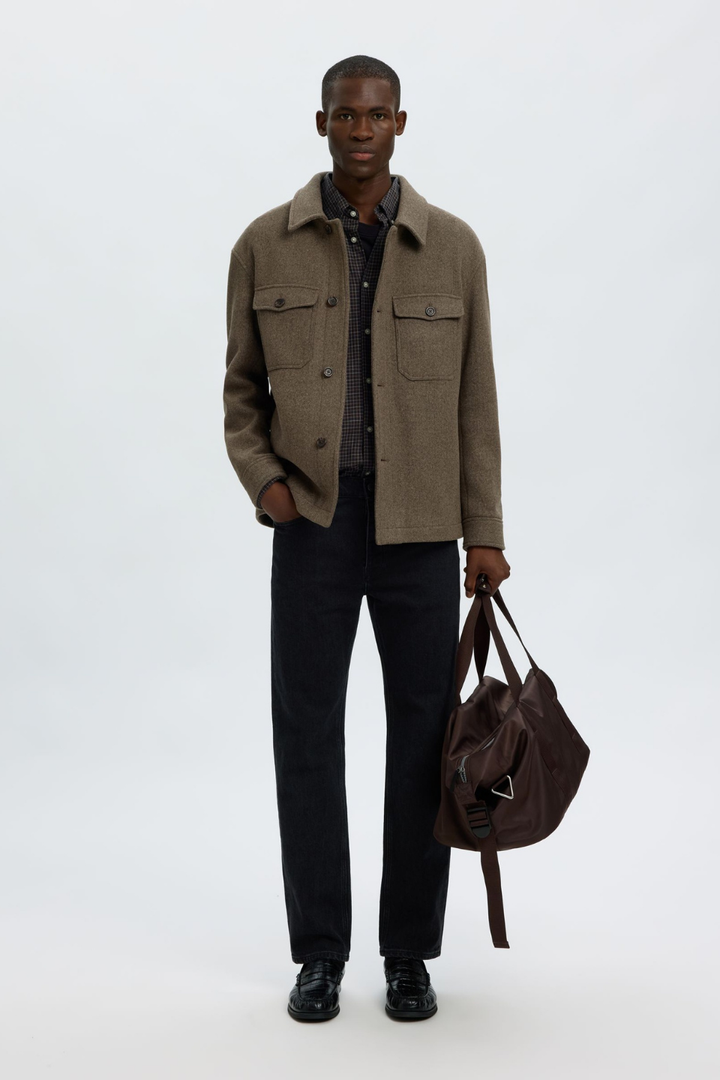 Selected Homme Wool Blend Shacket
