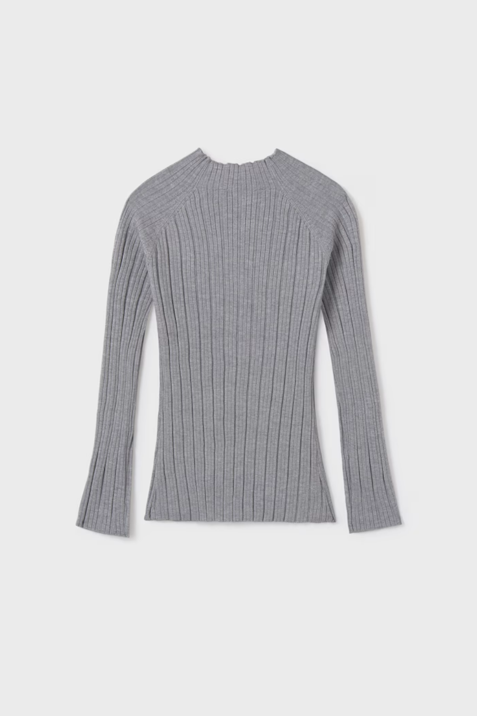 Rib Knit Mock Neck Sweater